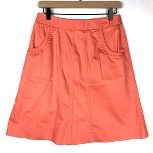 LIZ CLAIBORNE Skirt A Line Pockets Tennis Golf Athletic Coral Pickleball Size 4